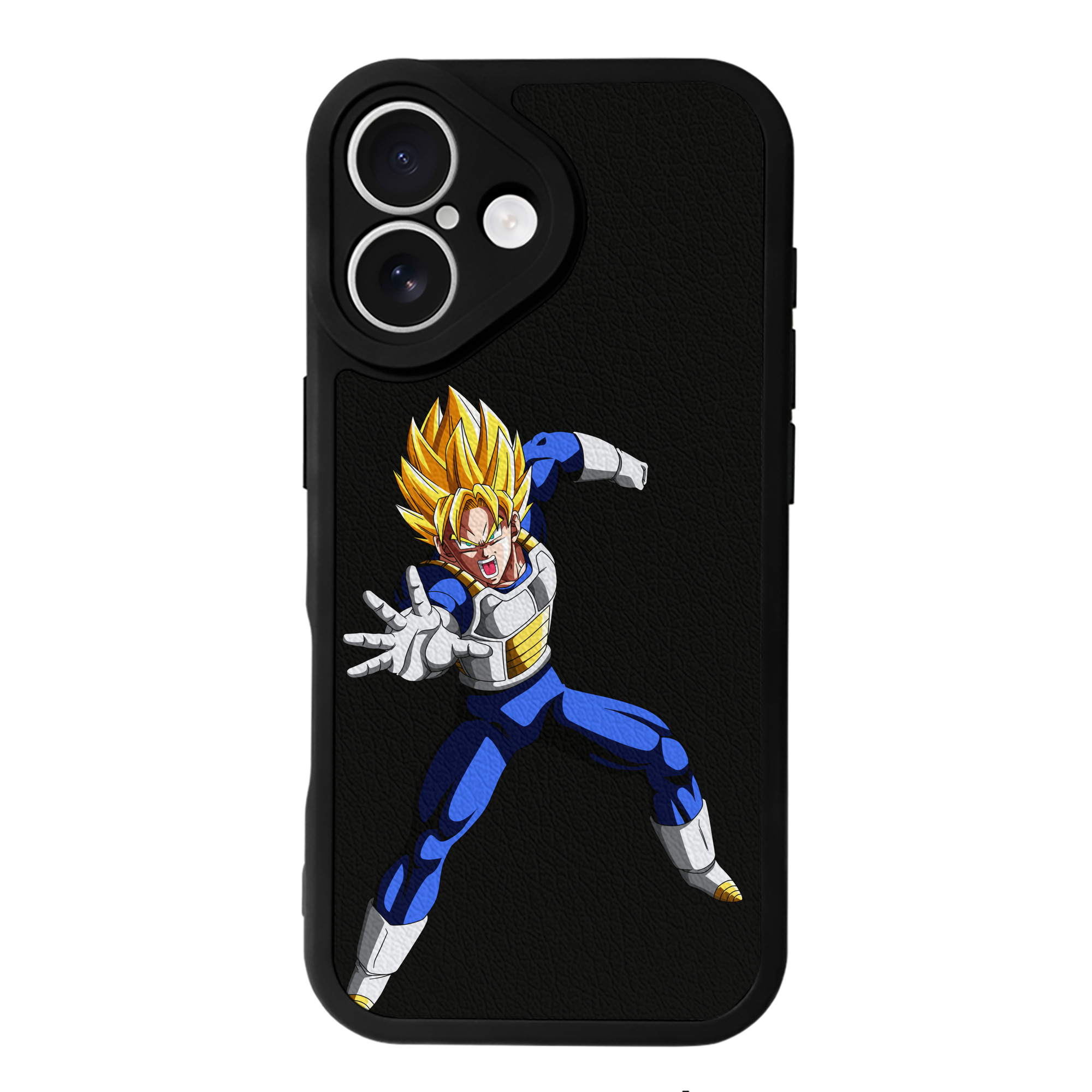 （画像用） ドラゴンボール ベジータ四世（Bejīta Yonsei）DRAGON BALL Vegeta IV 【iPhone 16シリーズ対応】シリコンスマホケース（レザー調） 材質：シリコン